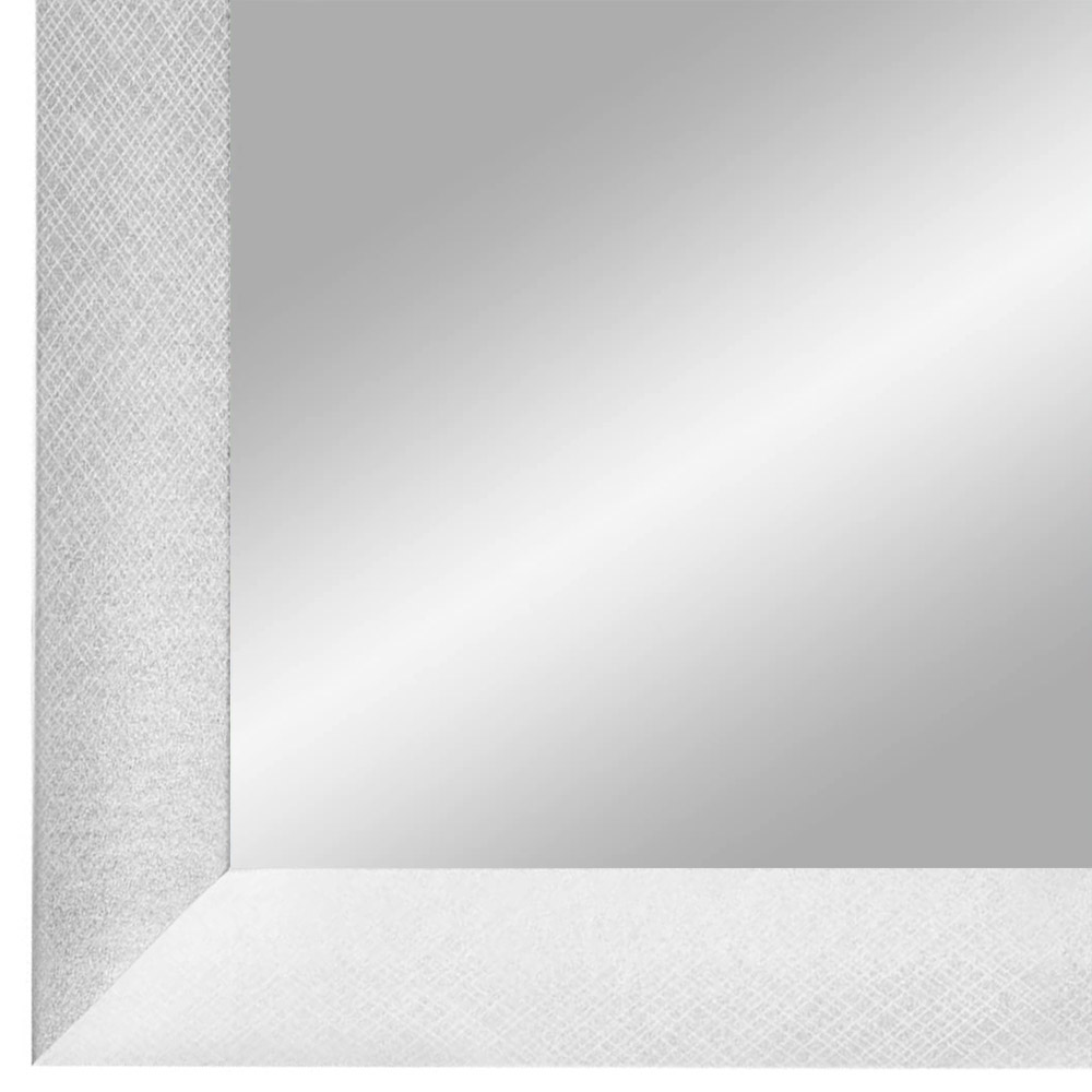 EXCLUSIV Wandspiegel nach Maß (Alu-Criss-Cross), Maßgefertigter Spiegelrahmen inkl. Spiegel und stabiler Rückwand mit Aufhängern