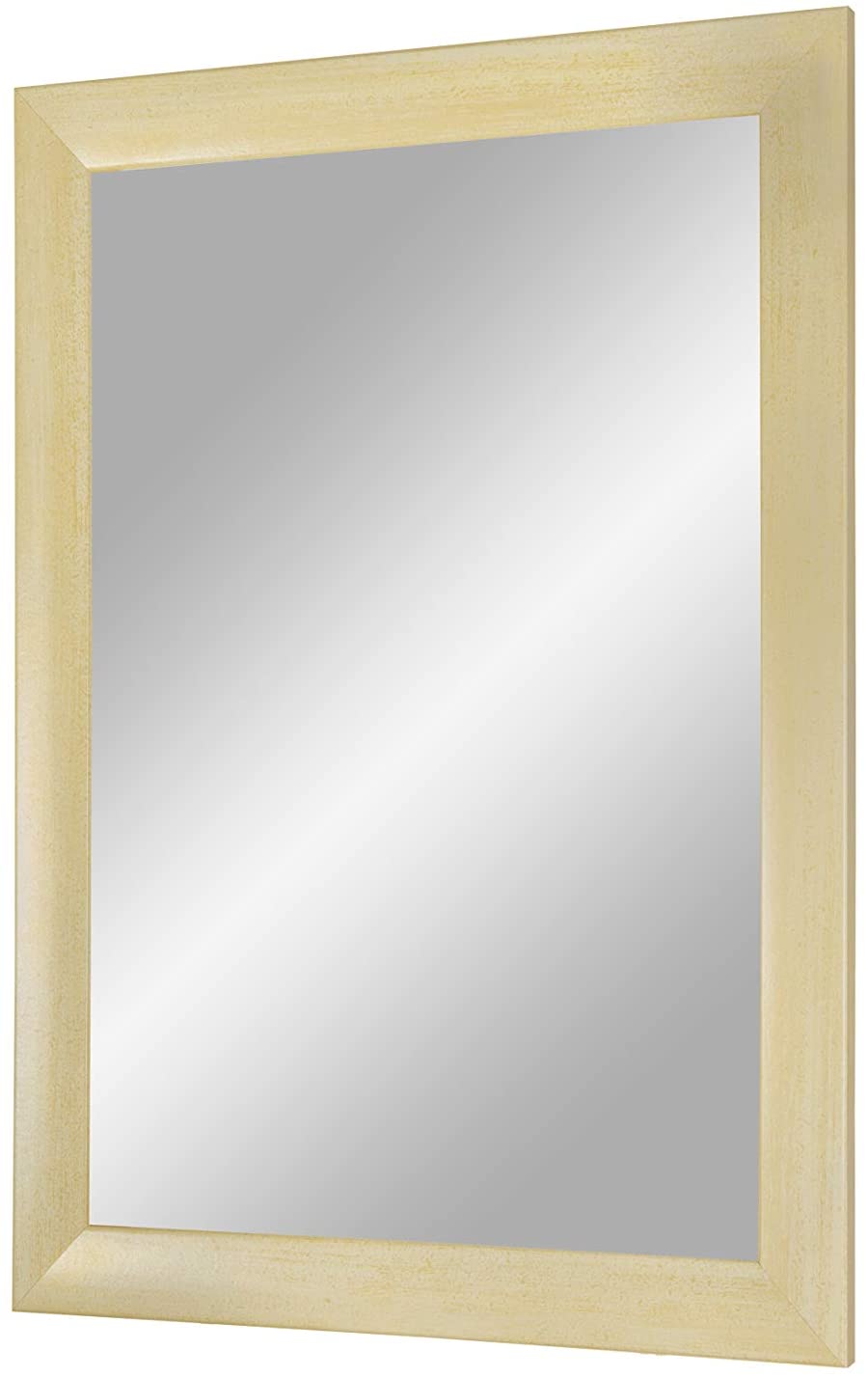 EXCLUSIV Wandspiegel nach Maß (Beige), Maßgefertigter Spiegelrahmen inkl. Spiegel und stabiler Rückwand mit Aufhängern